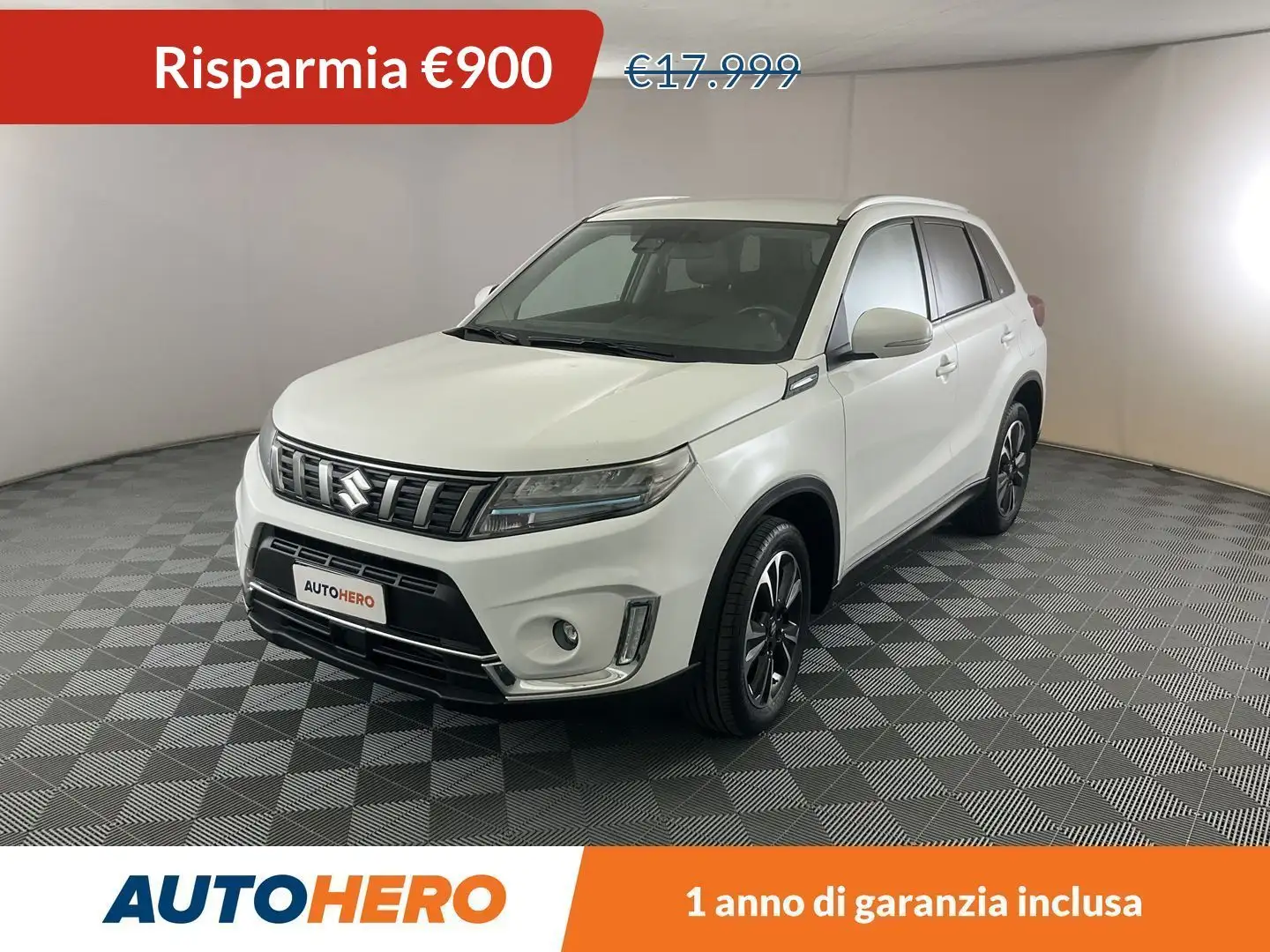 Suzuki Vitara 1.4 BoosterJet Mild-Hybrid Top MHEV Bianco - 1