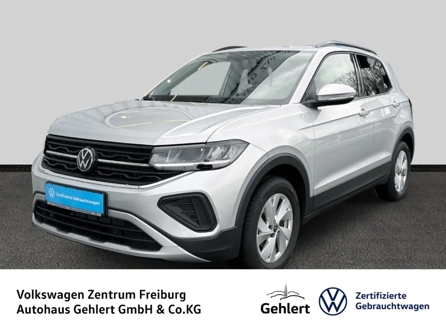 Volkswagen T-Cross Life 1.0 TSI Navi LED ACC Klima Sitzheizung Argent - 1