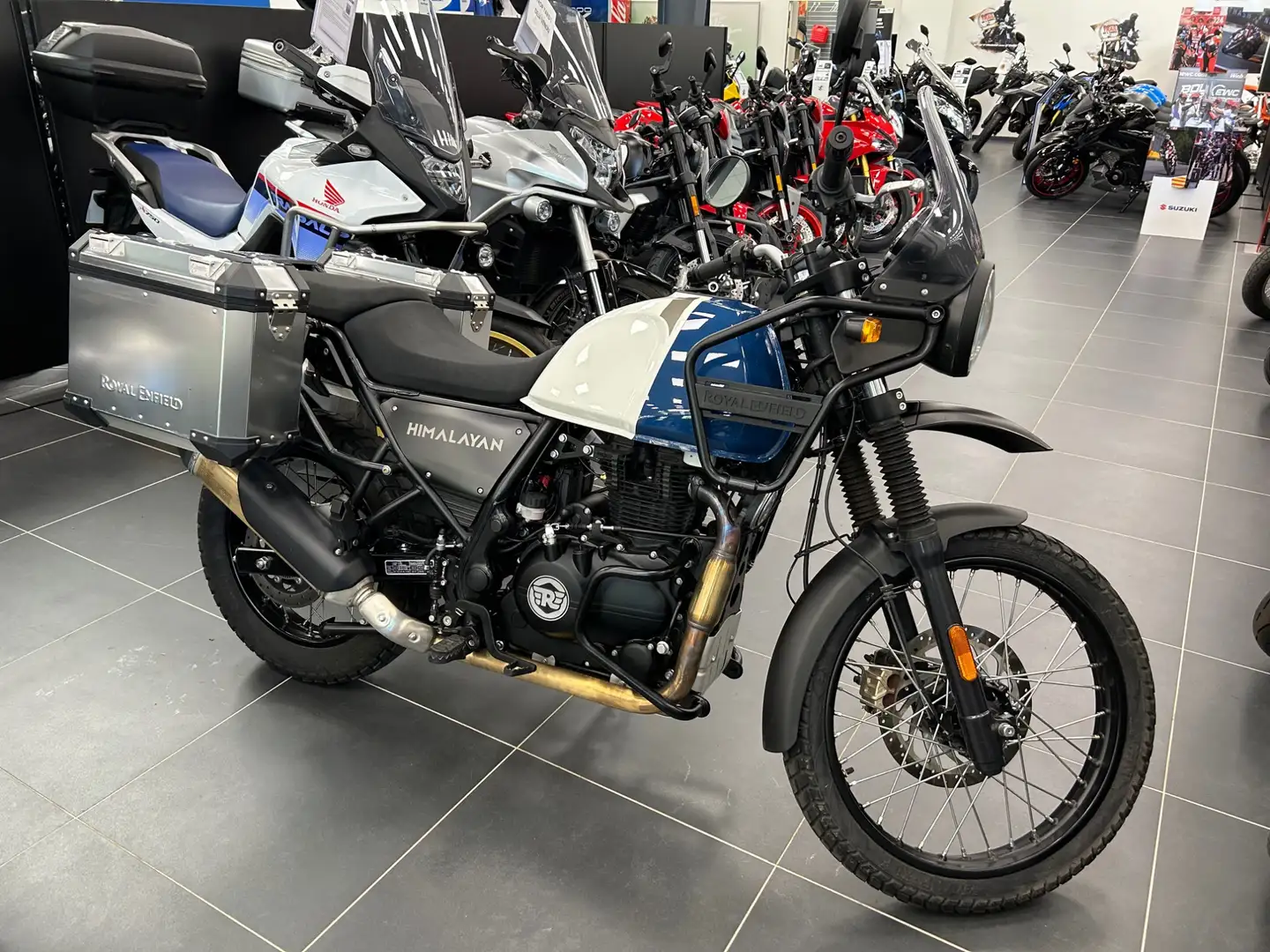 Royal Enfield Blau - 1