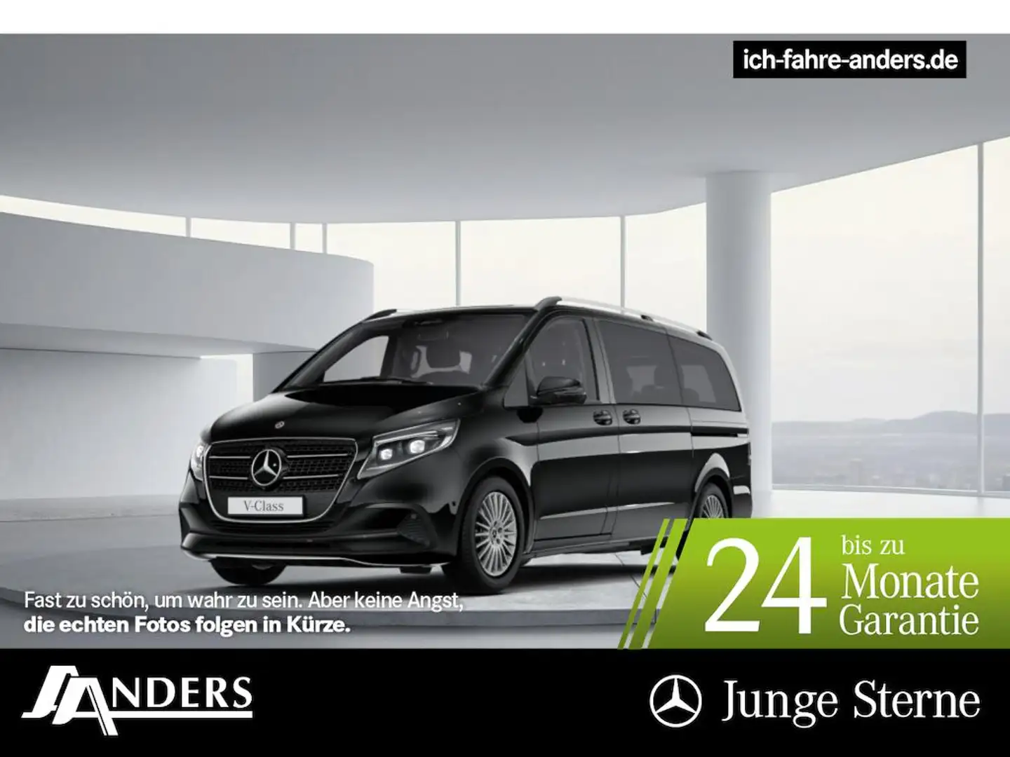 Mercedes-Benz V 250 STYLE Lang AHK2,5t*Distronic*MBUX*Winter-P Schwarz - 1