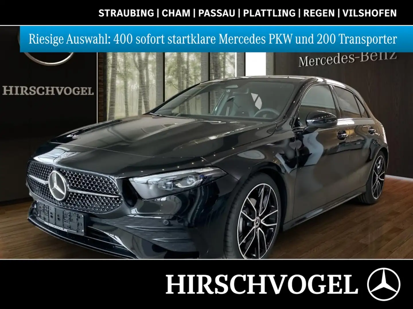 Mercedes-Benz A 200 d AMG-Line+Night+MULTIBEAM+MBUX+Navi-Prem. Schwarz - 1