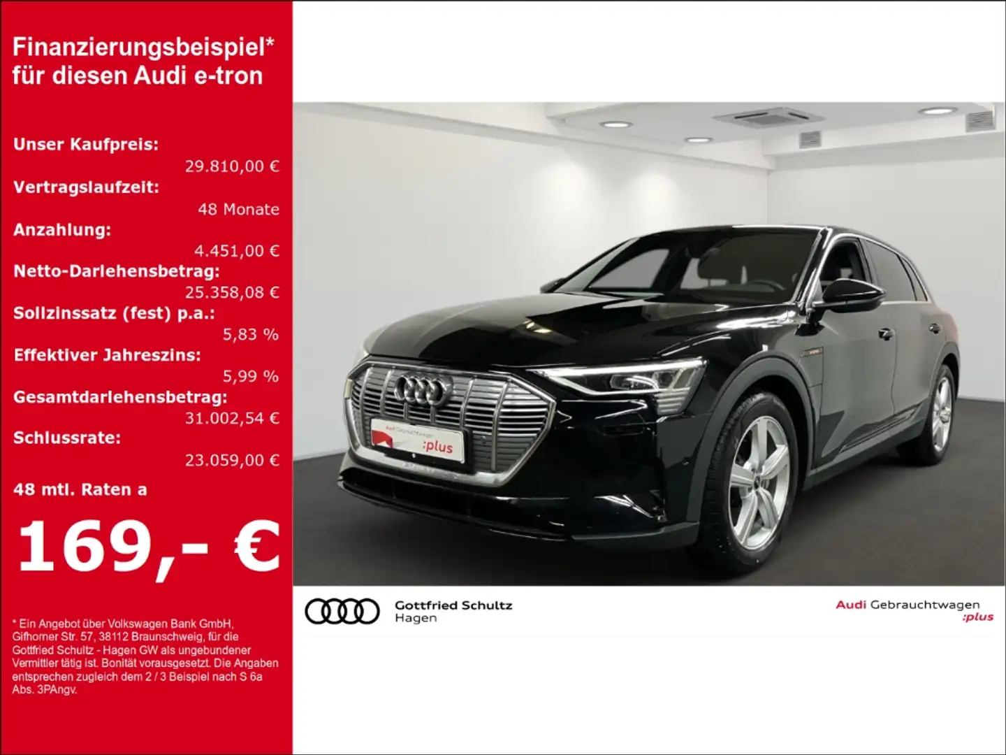 Audi e-tron 50 quattro LED NAV PAN LUFT KAMERA Noir - 1