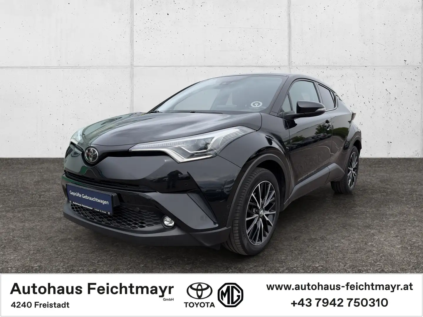 Toyota C-HR C-HIC 1,2 VVT-i Turbo 2WD 6M 5t. Schwarz - 1