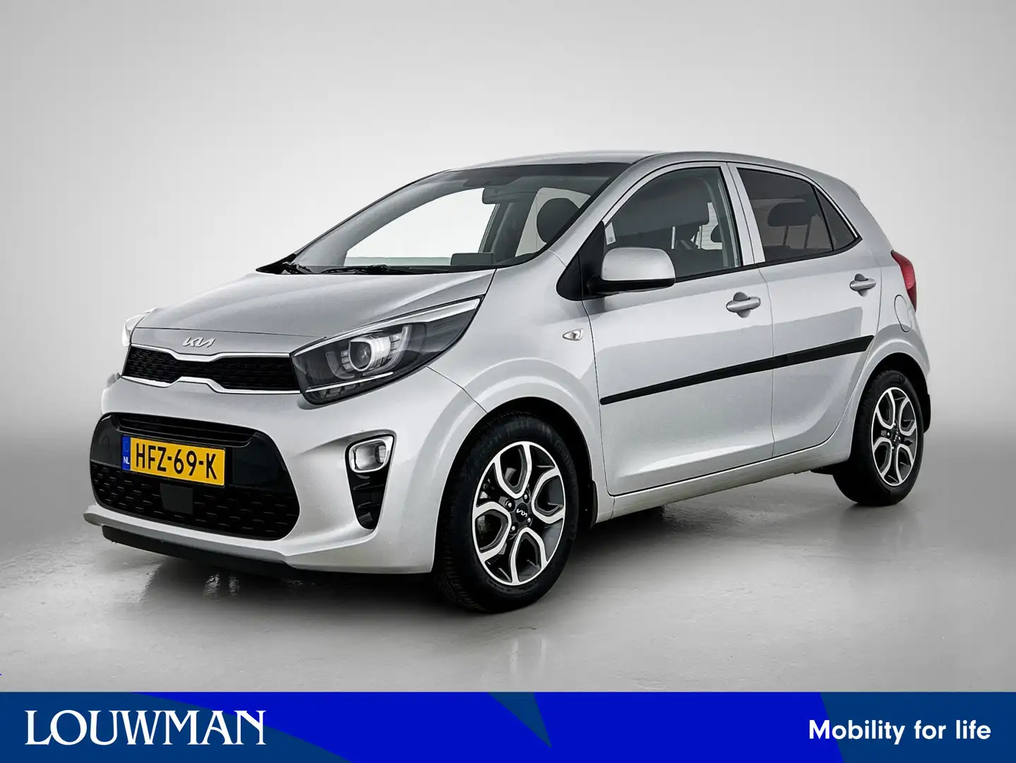 Kia Picanto 1.2 84pk 4 cilinder | verwarmd stuur en stoelen | Zilver - 1