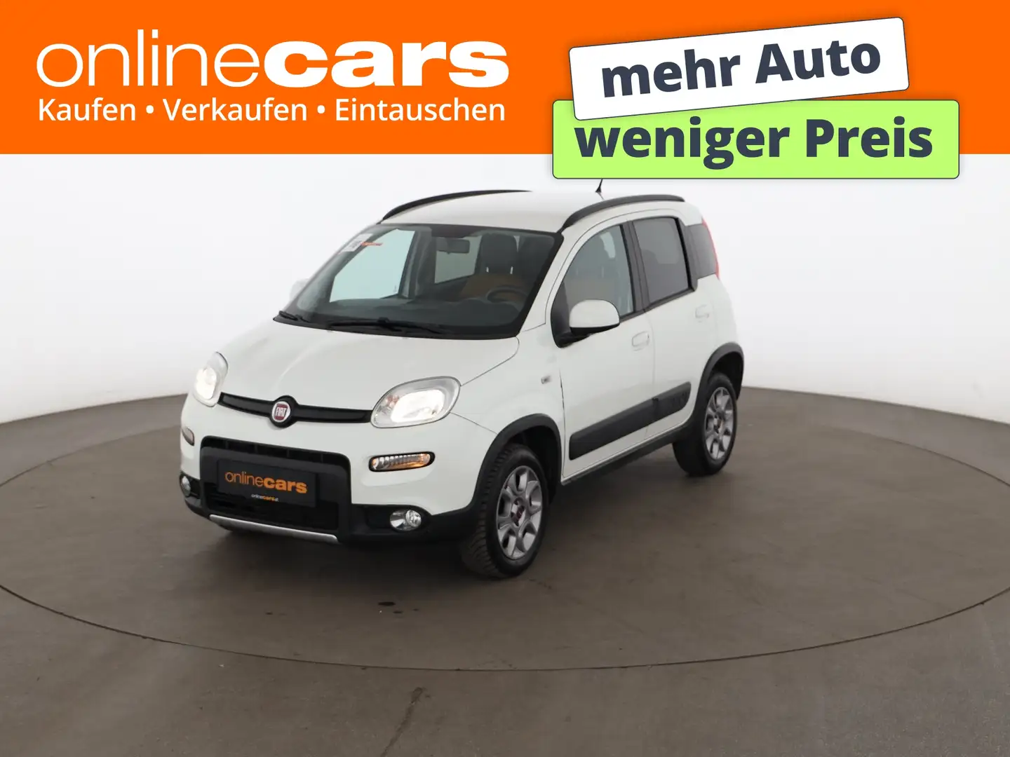 Fiat Panda 1.3 Diesel 16V 4x4 ALLRAD LEDER RADIO KLIMA Weiß - 1