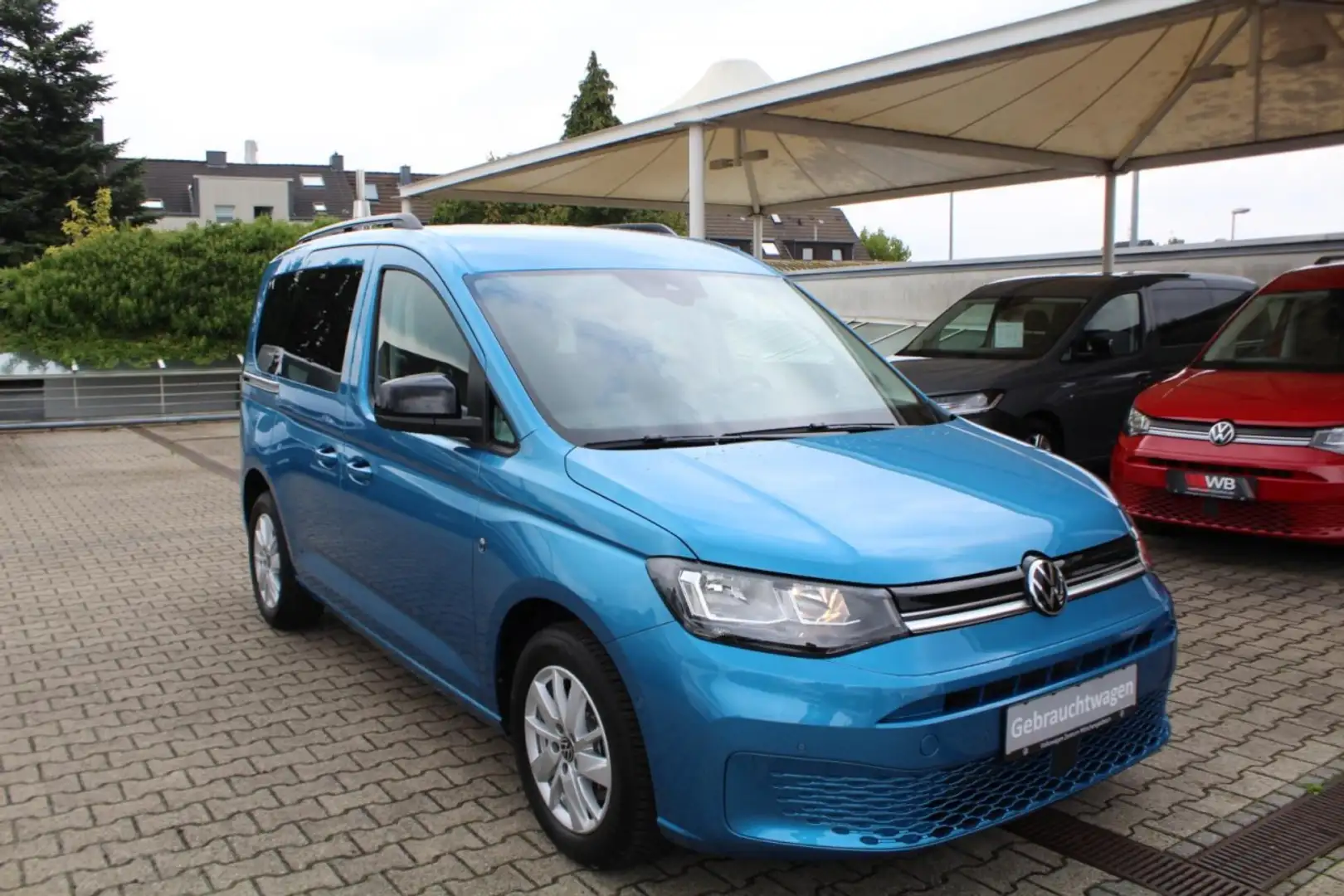 Volkswagen Caddy LIFE 1.5 TSI DSG / AHK / ACC / FLÜGELTÜREN / STA Blau - 2