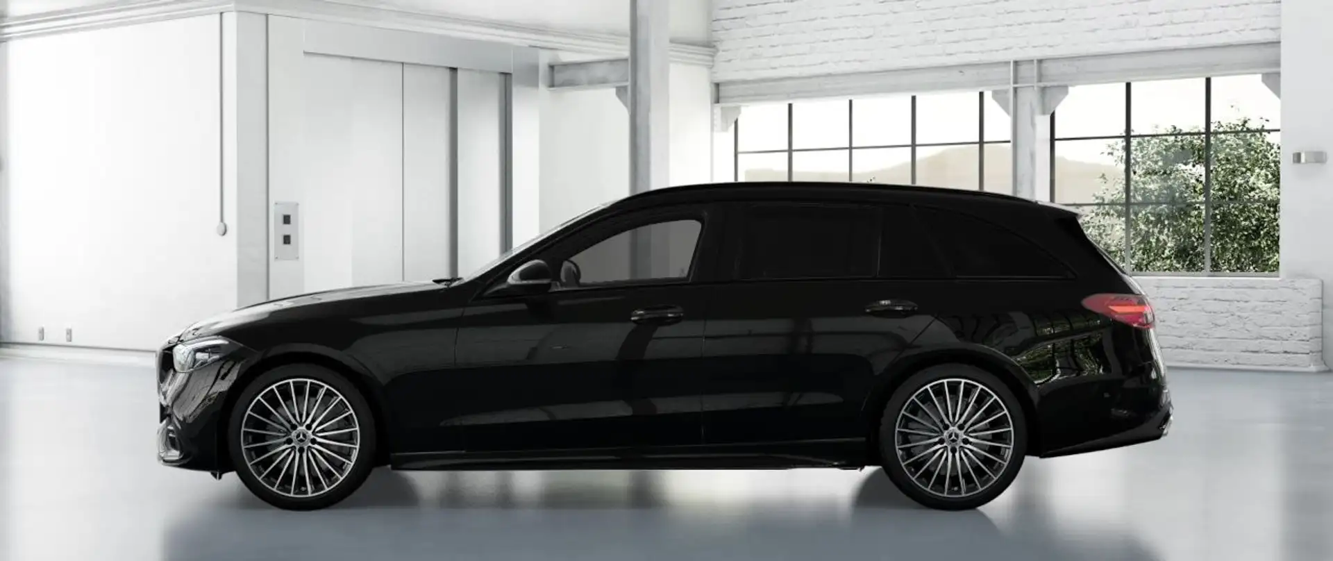 Mercedes-Benz C 220 d 4MATIC Station Wagon Zwart - 2