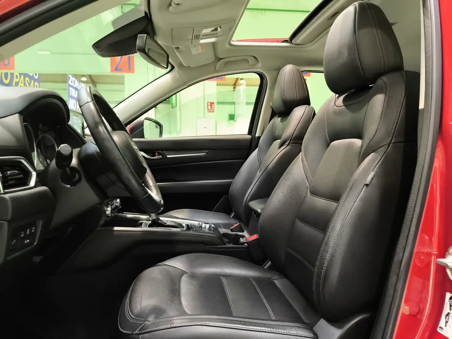 Mazda CX-5 2.5 Zenith Cruise+Roof+Black Leather 4WD Aut. 143k Rouge - 2