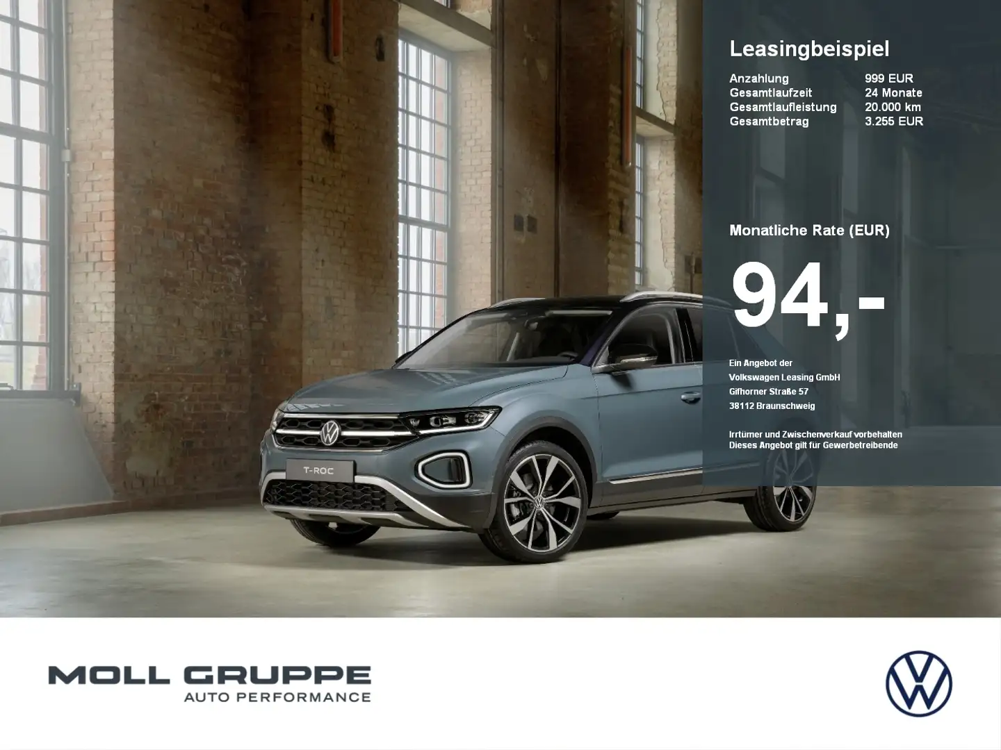 Volkswagen T-Roc Life 1,0 l TSI Gris - 1