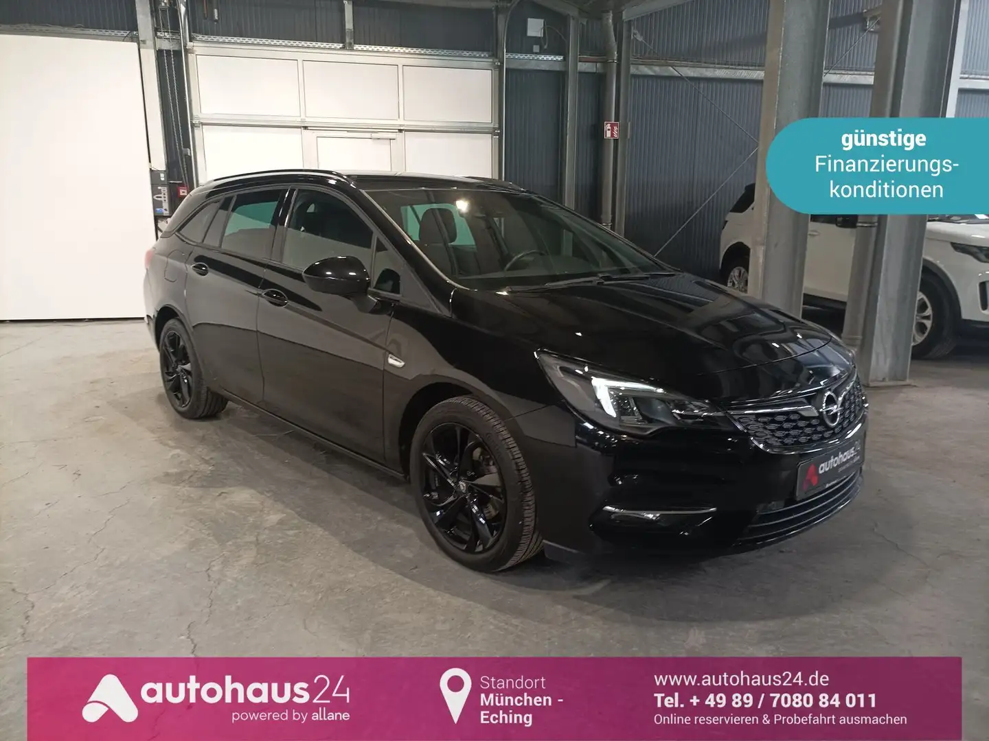 Opel Astra K 1.2 Turbo GS Line  LED|Navi|PDC|Kamera Zwart - 1