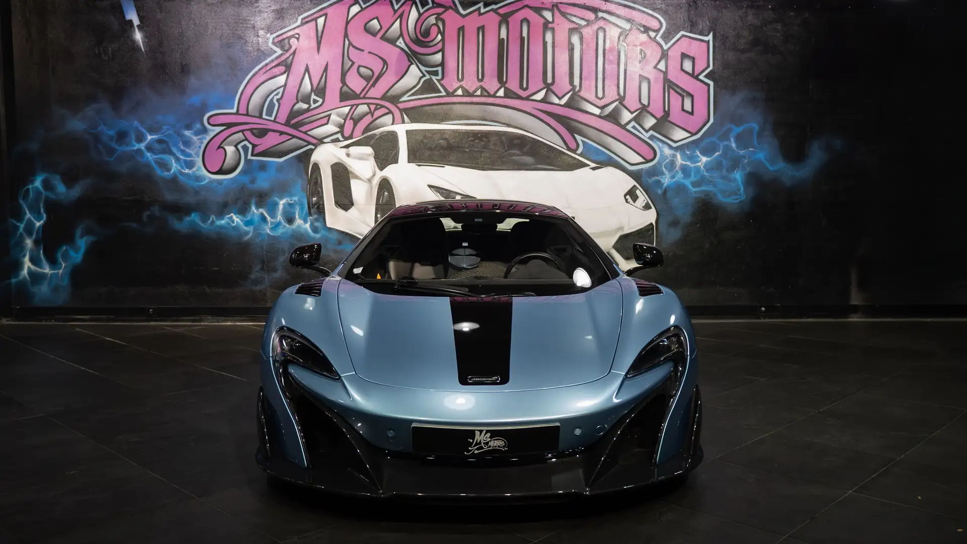 McLaren 675LT McLaren 675LT Spider V8 3.8 675 ch Blau - 2