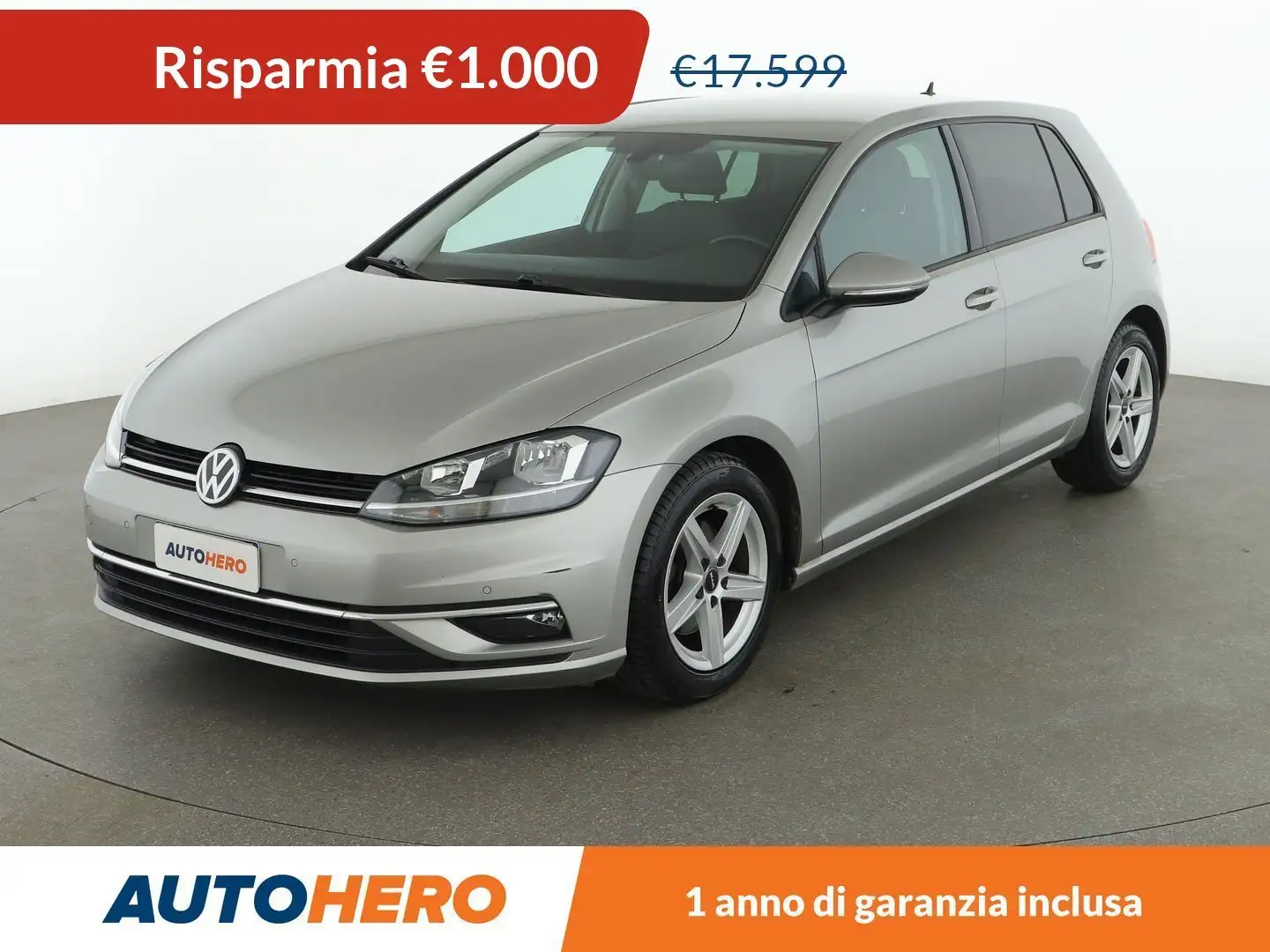 Volkswagen Golf 1.6 TDI Highline 115 CV Grigio - 1