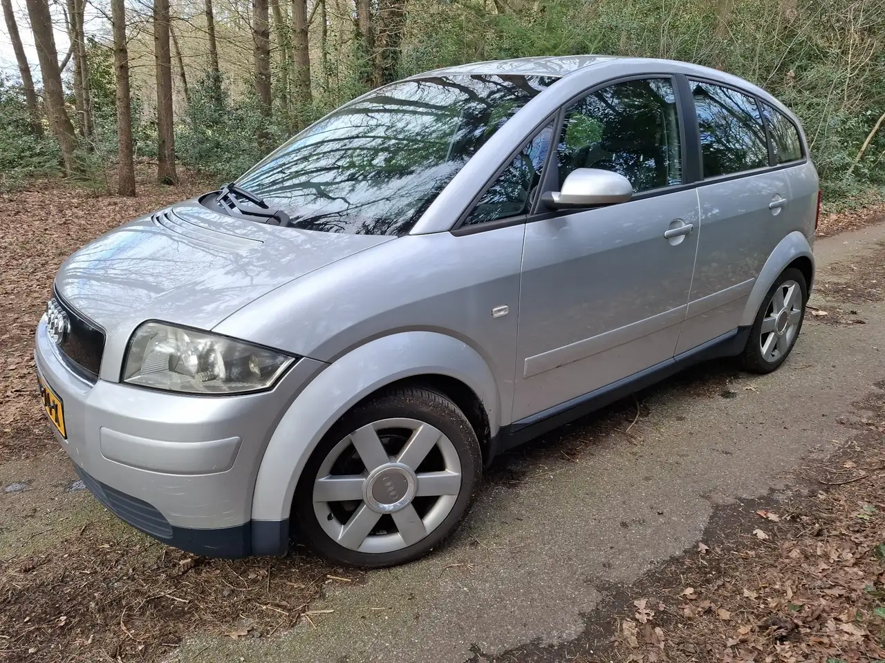 Audi A2 1.4 leer airco nette staat boekjes, foto 1