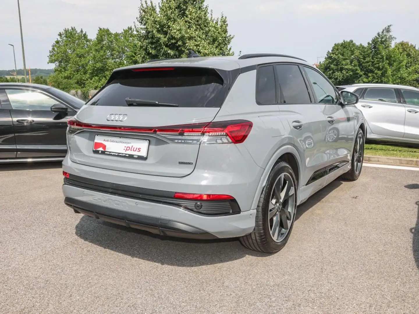Audi Q4 e-tron S-line 45 quattro ACC+MATRIX+NAVI+VC Gris - 2