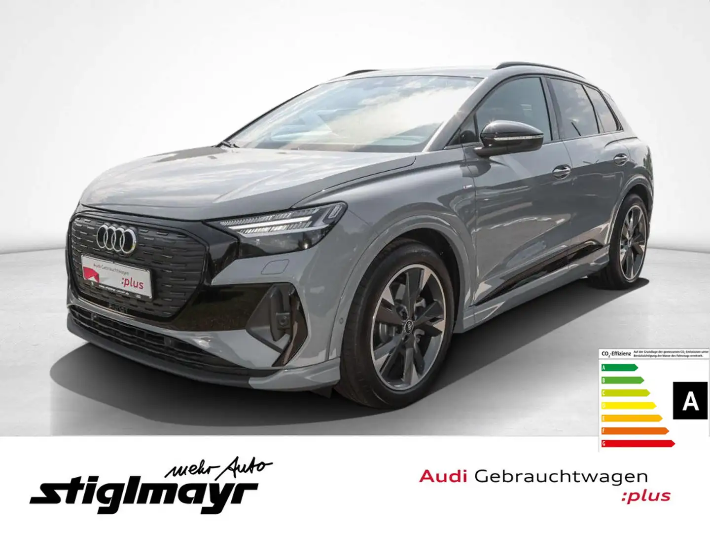 Audi Q4 e-tron S-line 45 quattro ACC+MATRIX+NAVI+VC Gris - 1