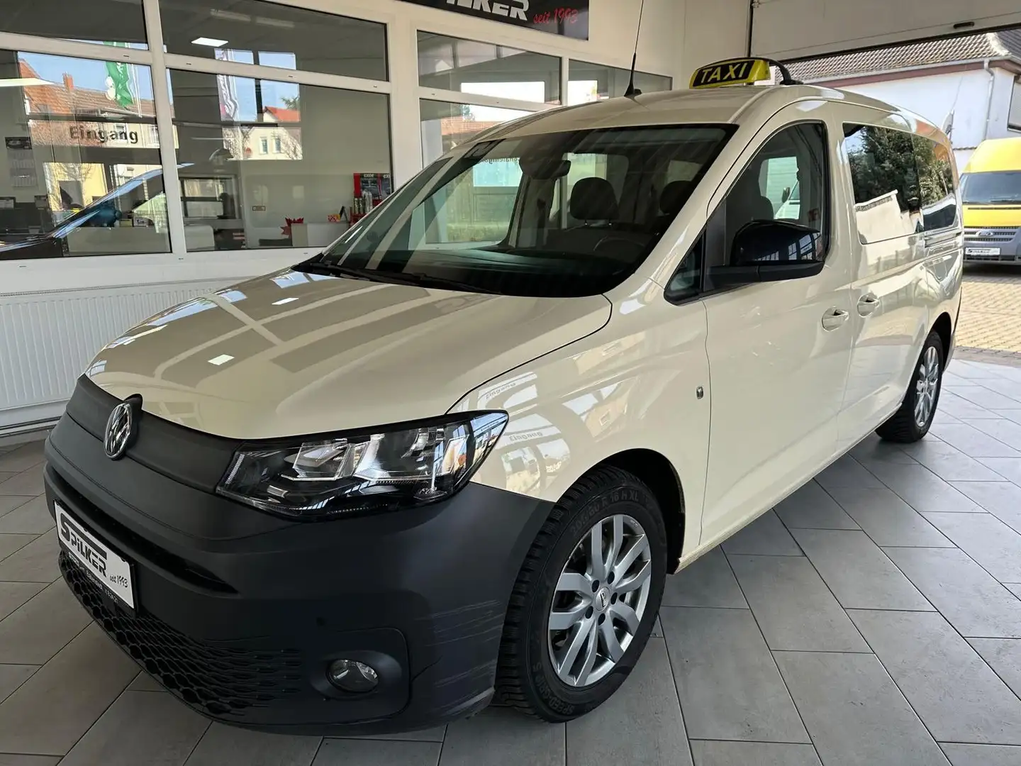 Volkswagen Caddy Basis Maxi, Taxi,Rollirampe, DSG,7-Sitze Beige - 2