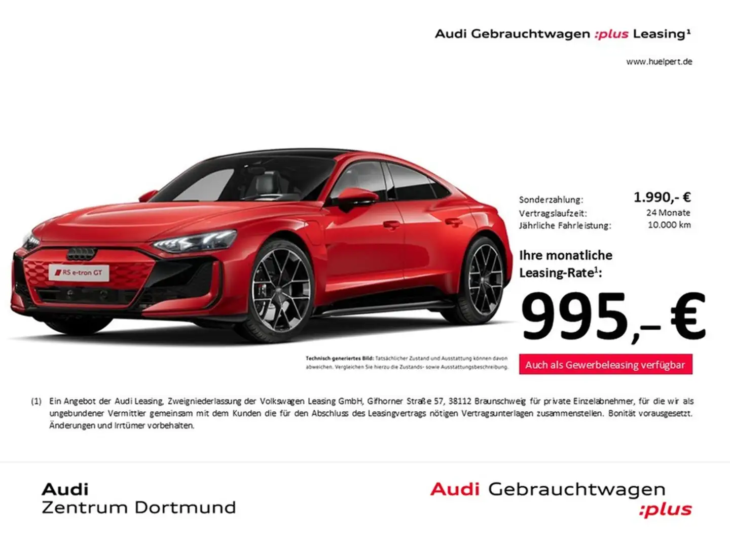 Audi RS e-tron GT quattro PANO B&O 360°CAM ACC LM21 Rot - 1