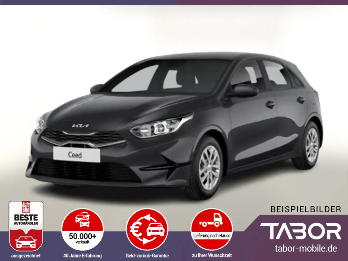 Kia Ceed / cee'd 1.5 T-GDI 140 Klimaaut Nav SHZ Tempomat Grijs - 1