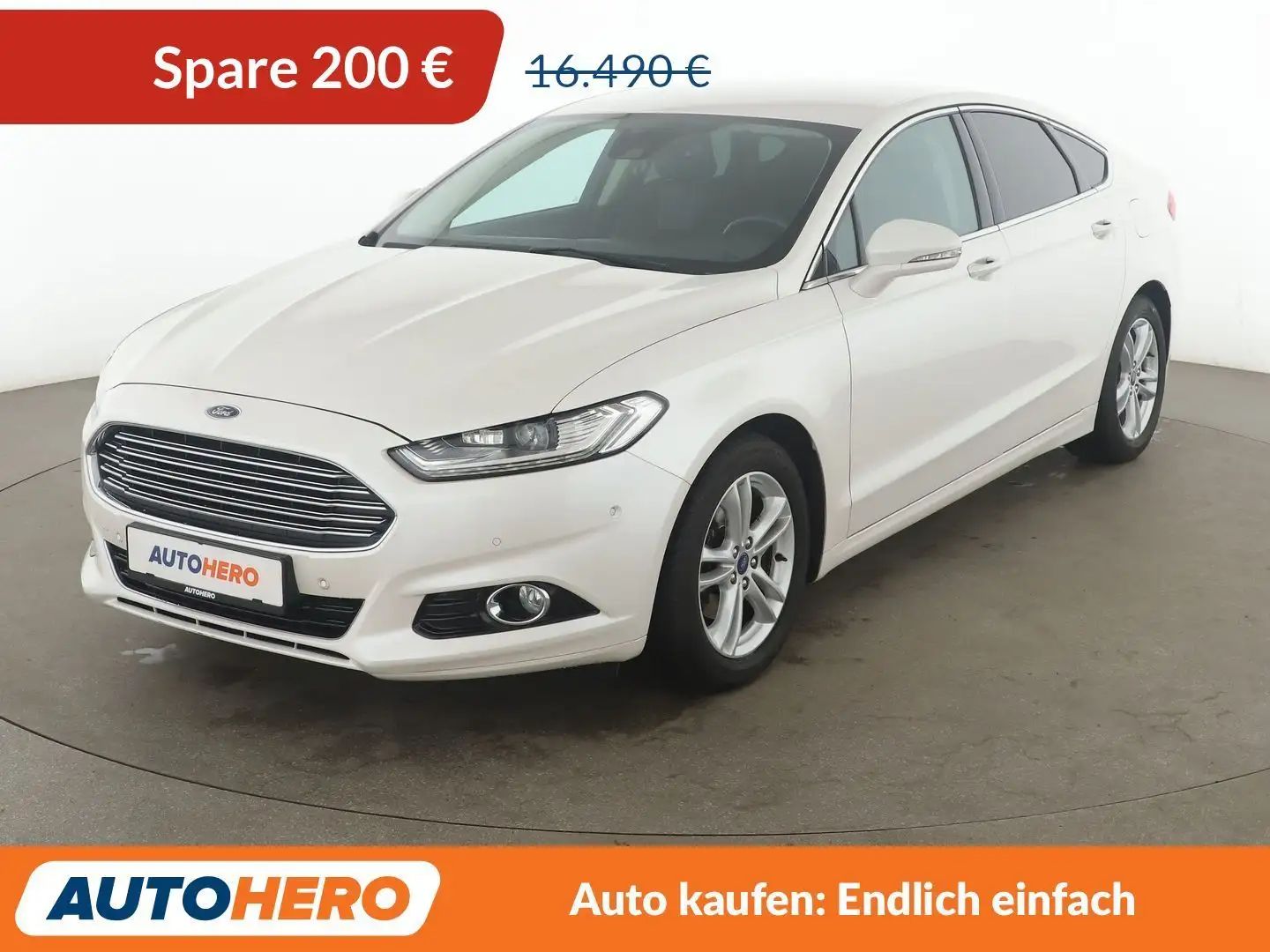 Ford Mondeo 2.0 TDCi Titanium Aut.*NAVI*LED*CAM*SHZ*LHZ*TEMPO* Weiß - 1