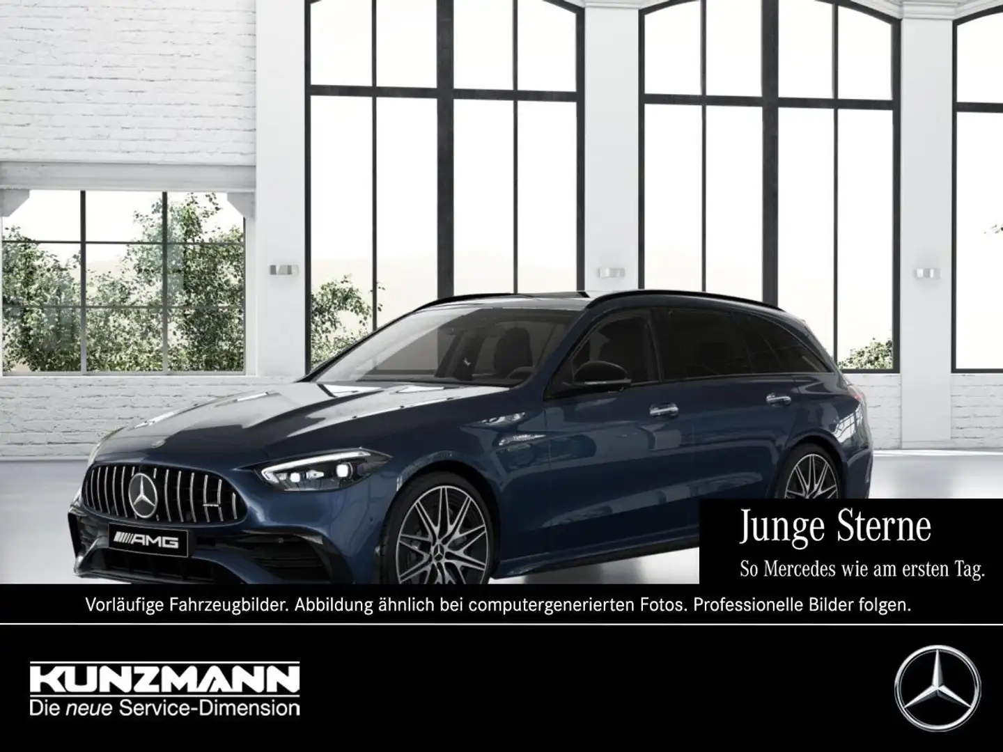 Mercedes-Benz C 43 AMG 4M T Night Panorama Sitzklima Distronic Blau - 1