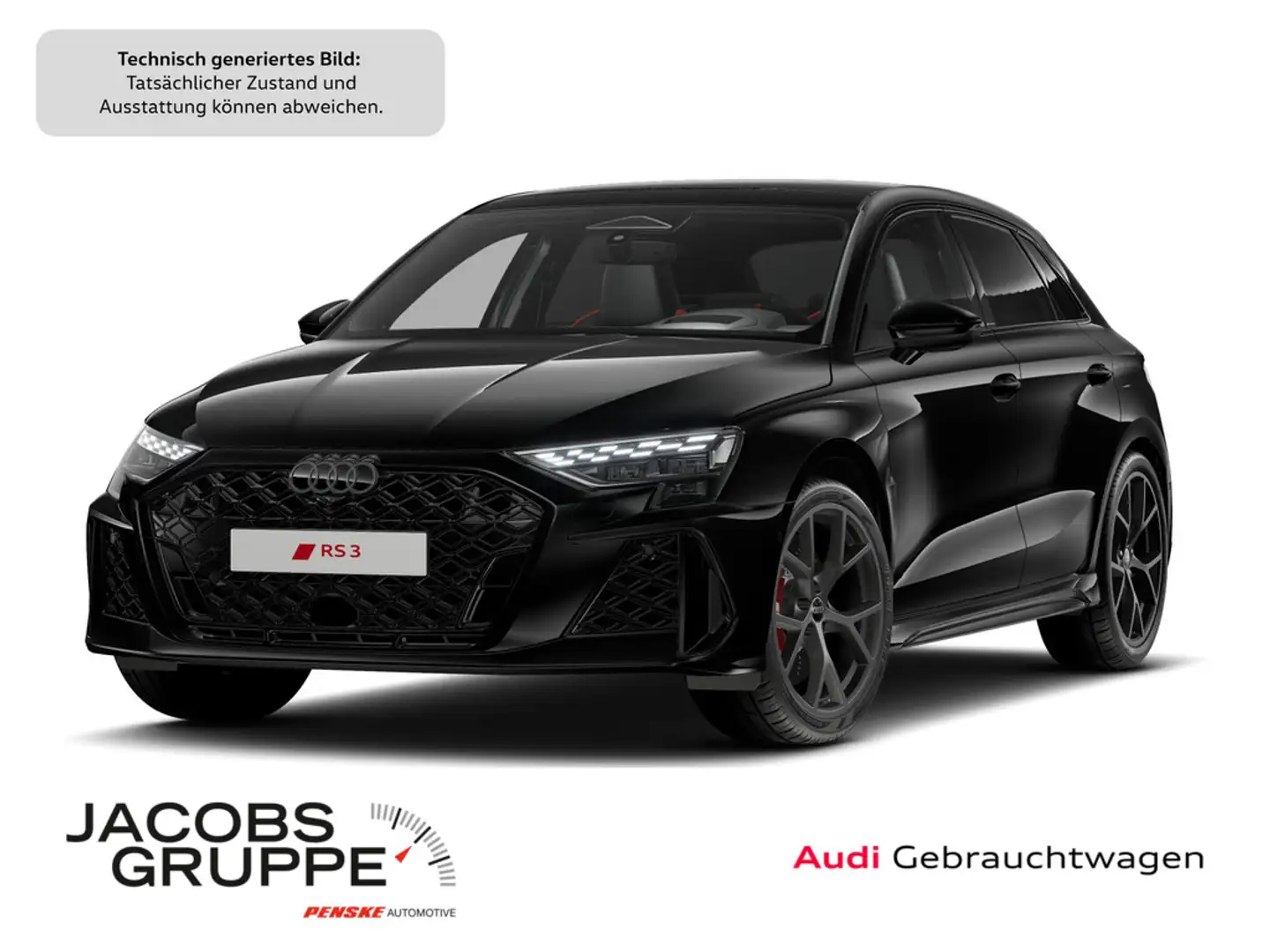 Audi RS3 Schwarz - 1