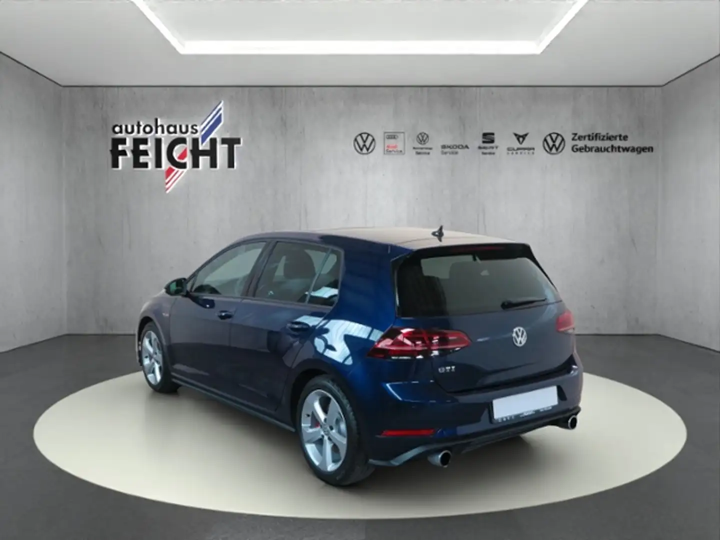 Volkswagen Golf VII GTI 2.0 TSI LED+ACC+NAVI+PANO+STANDHZG. Bleu - 2