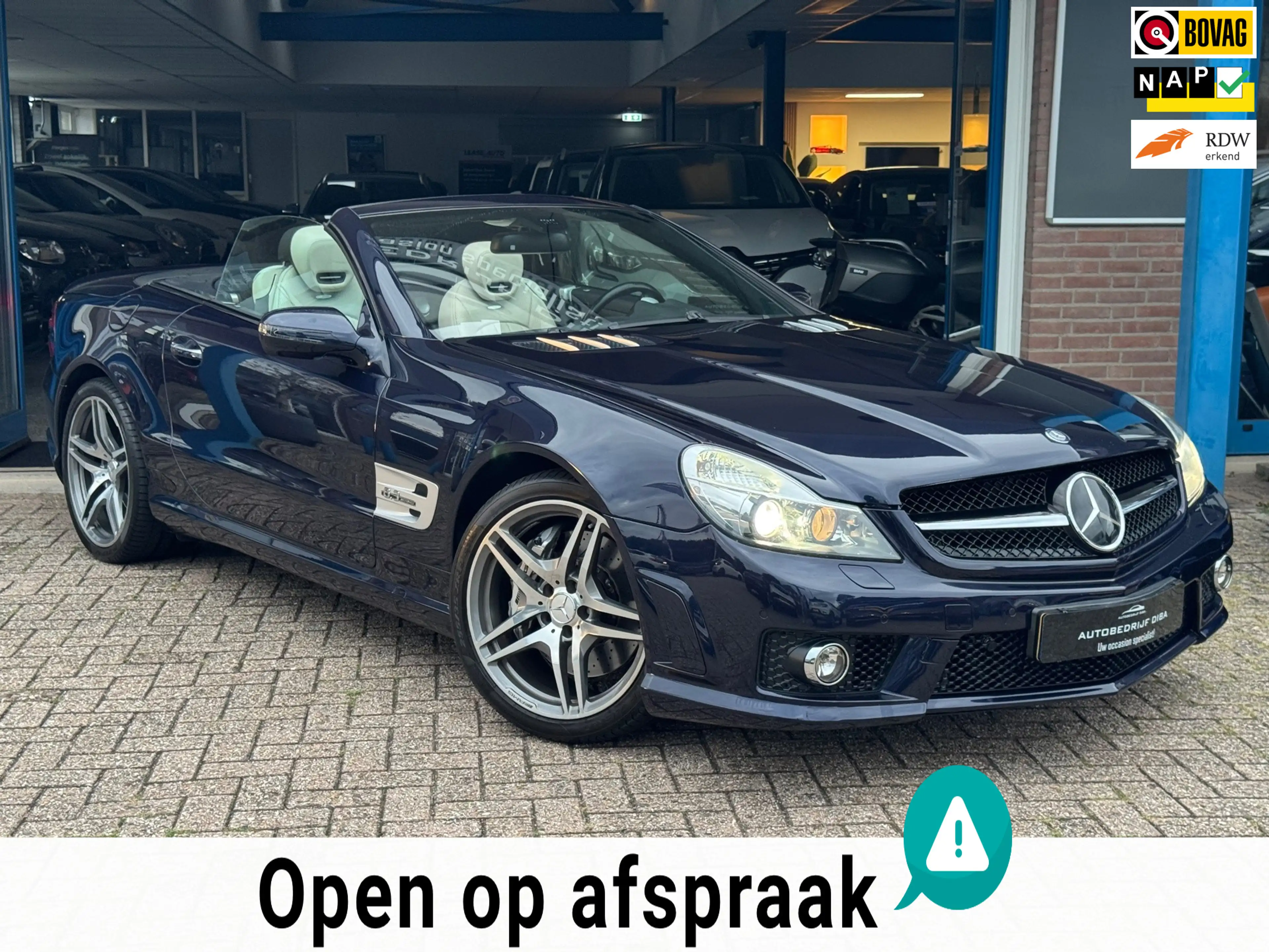 Mercedes-Benz SL 63 AMG 2009 CABRIO FULL NAP NL Auto!