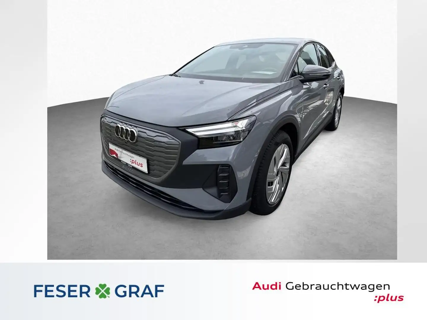 Audi Q4 e-tron Sportback 35 S line-Navi-Sportsitz-SHZ Gris - 1
