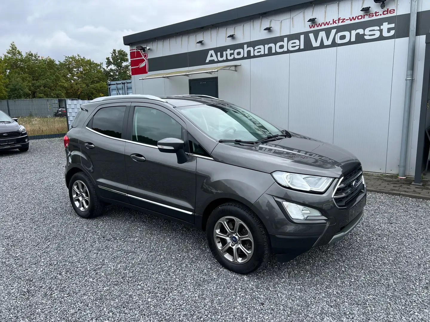 Ford EcoSport Titanium-Kamera-AHK-Unfallfrei-Top Gris - 1