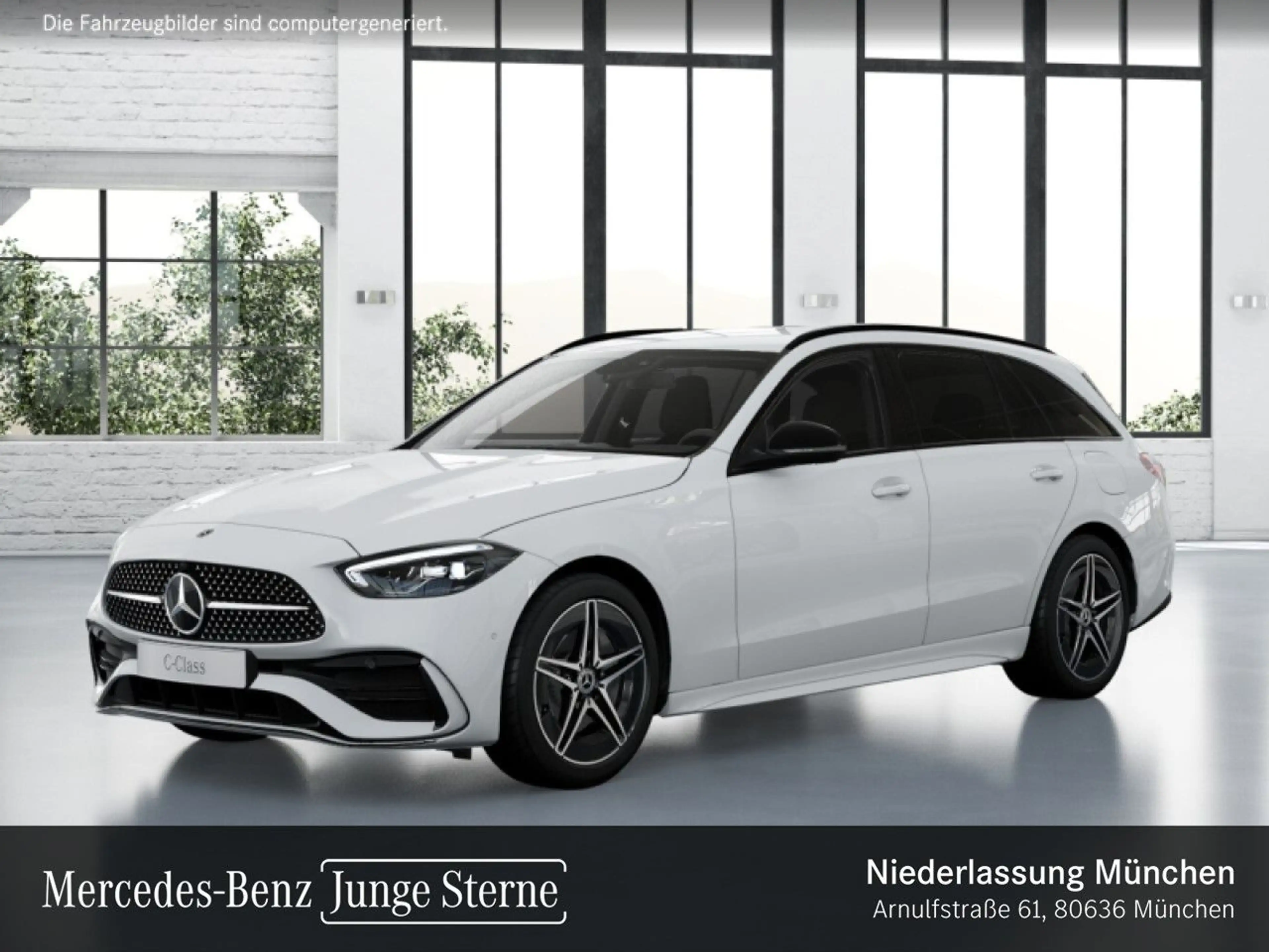 Mercedes-Benz C 300 e T AMG+NIGHT+LED+KAMERA+KEYLESS+9G — photo 14