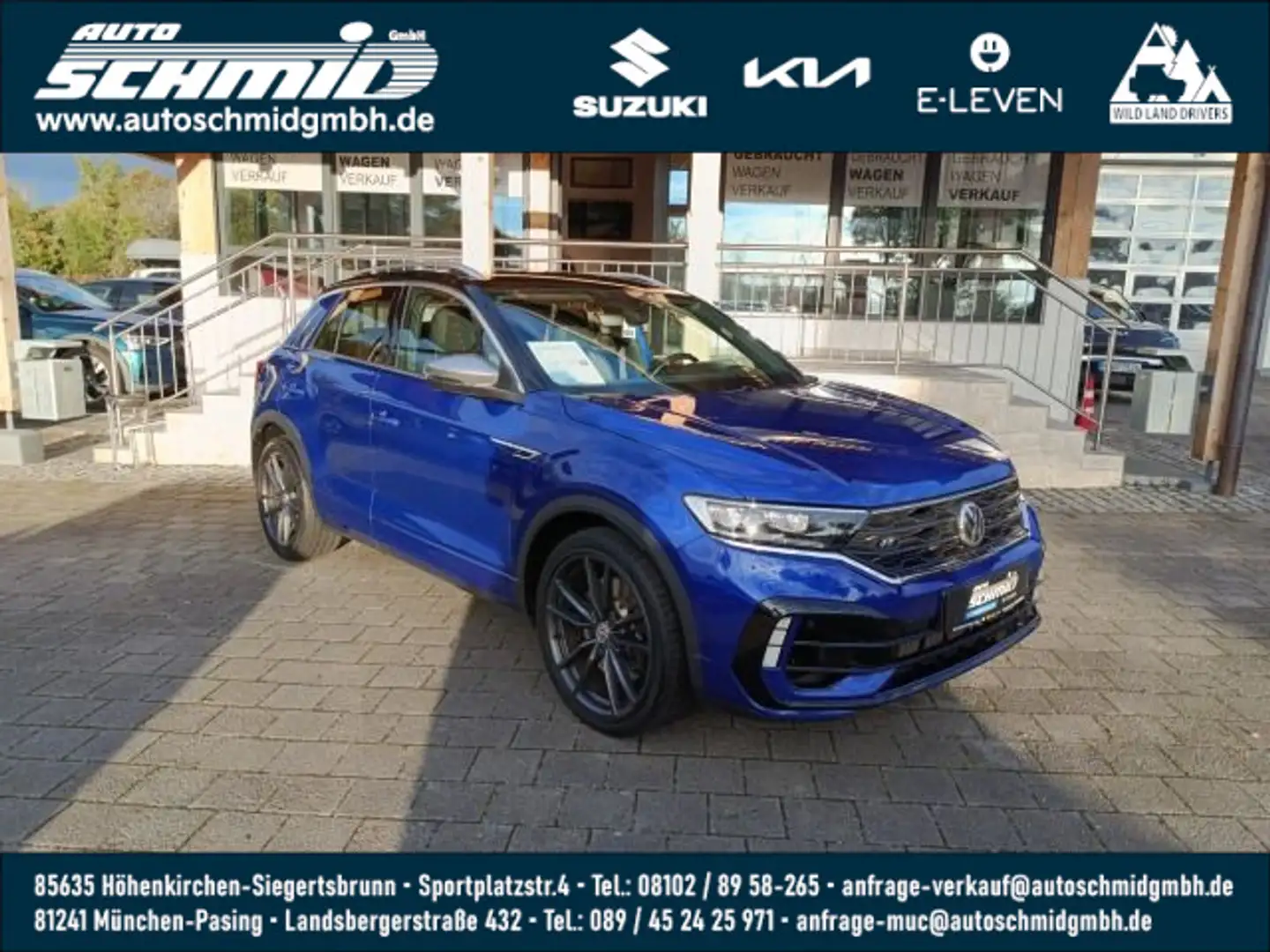 Volkswagen T-Roc 2.0 TSI R|DCC|KESSY|DAB|BUSINESS|19Zoll|DW Blauw - 1