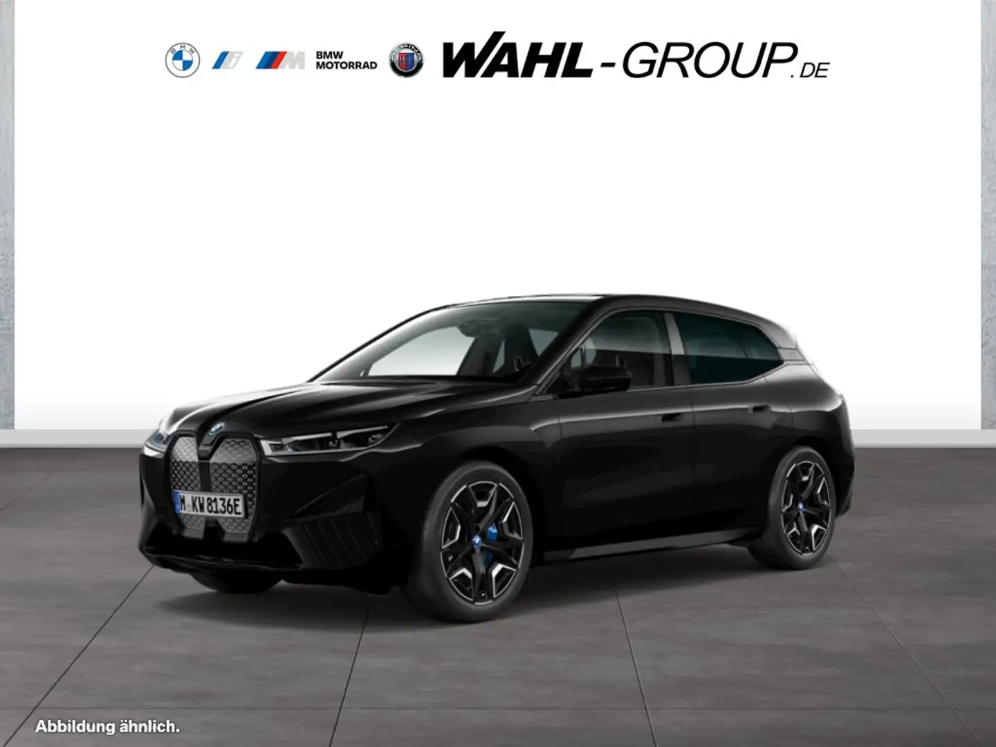 BMW iX xDrive40 SPORTPAKET SKY-LOUNGE AHK LASER SOFT-CLOS Schwarz - 1