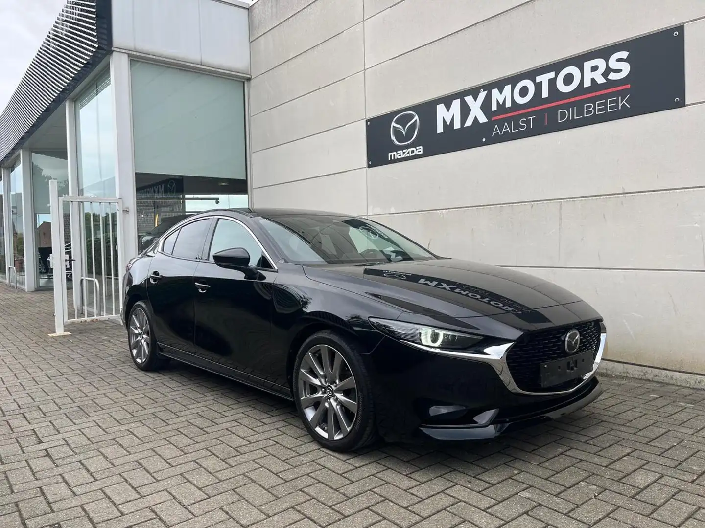 Mazda 3 122PK AT SKYG M Hybrid SkyCruise * Full option ... Noir - 1