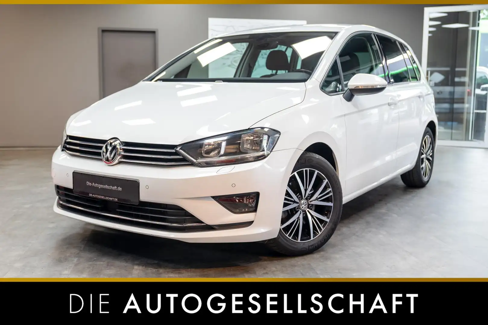 Volkswagen Golf Sportsvan 2.0TDI DSG Allstar*NAVI*STHZ*AHK* Blanc - 1