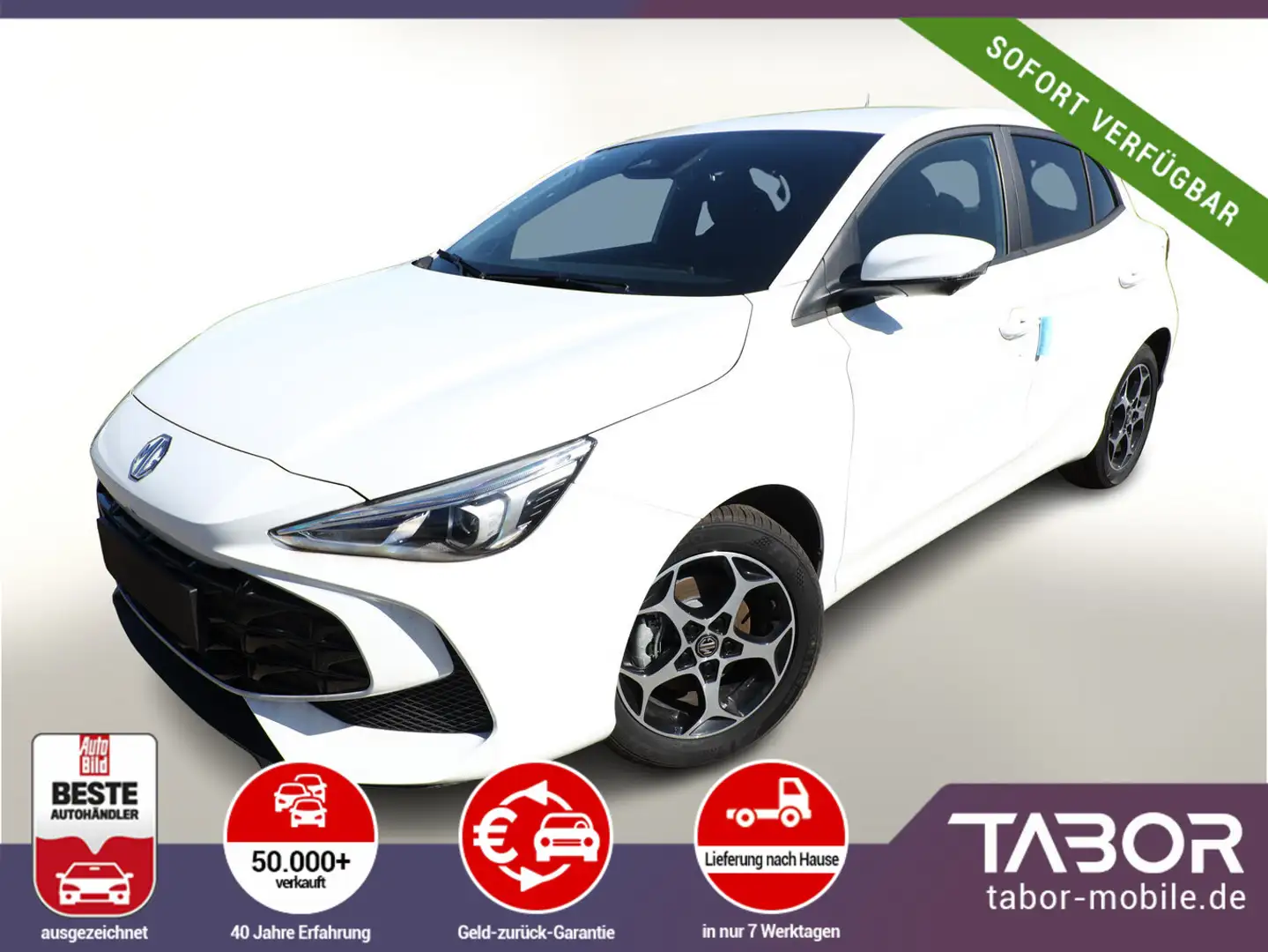 MG MG3 HEV+ 195 Luxury LED ACC TotW Keyl 360Kam SHZ Blanco - 1