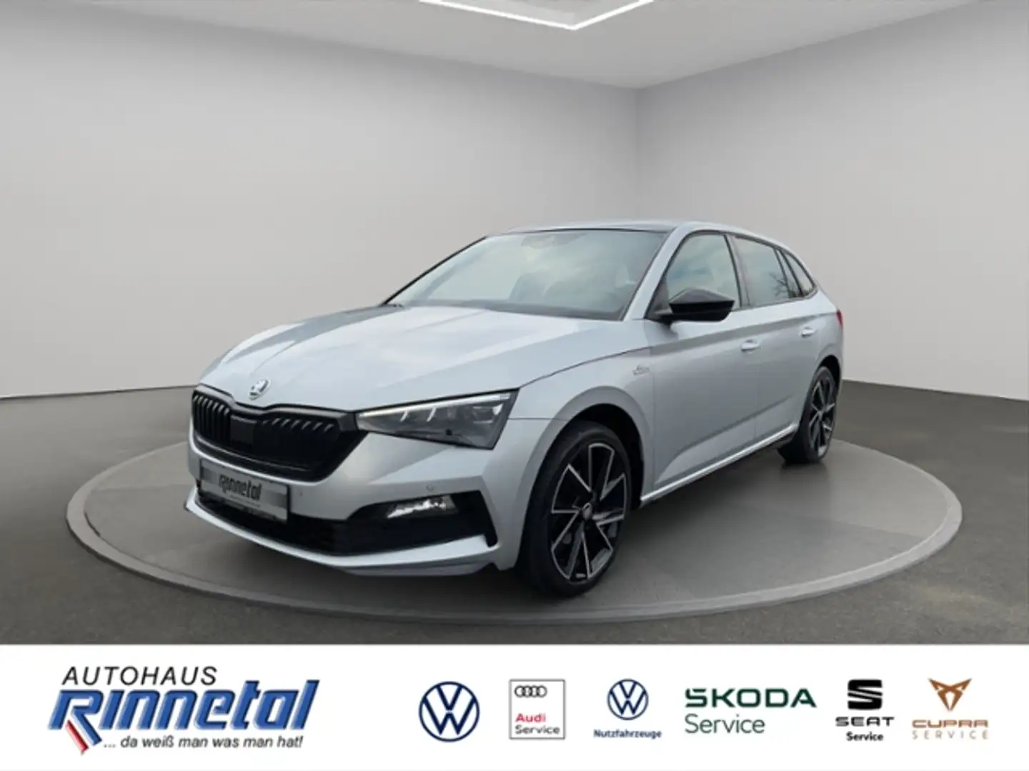 Skoda Scala 1.0 TSI Monte Carlo PANO+AHK+KAMERA+EL HECKKL+NAV Silber - 1