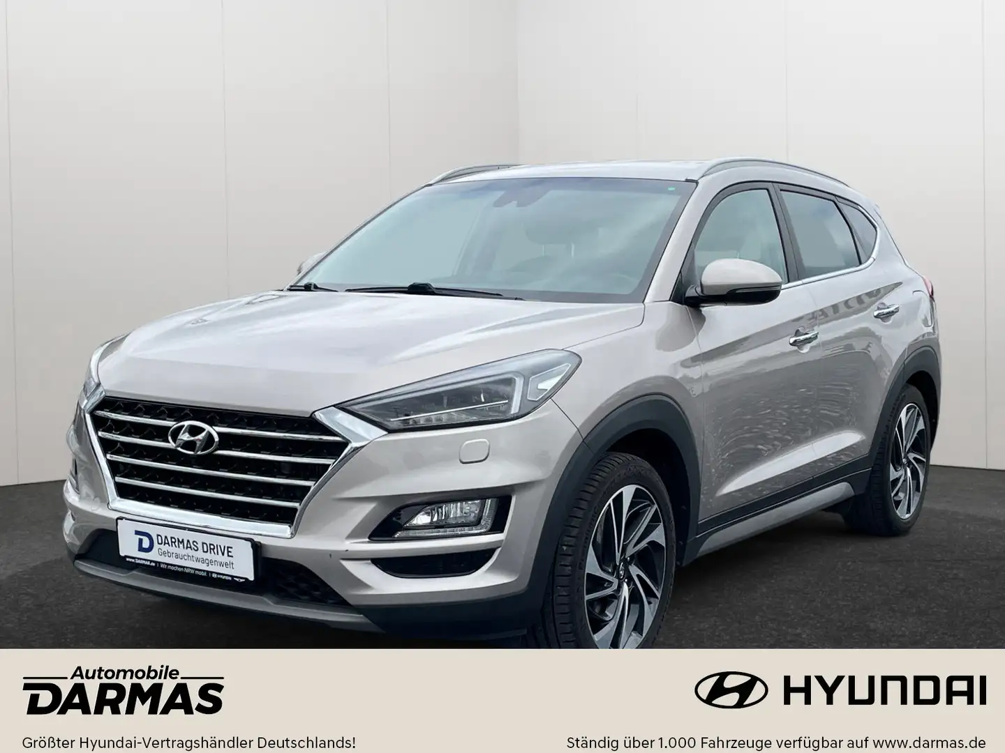 Hyundai TUCSON Tucson blue 1.6 CRDI 2WD DCT Premium AHK Krell Beige - 1