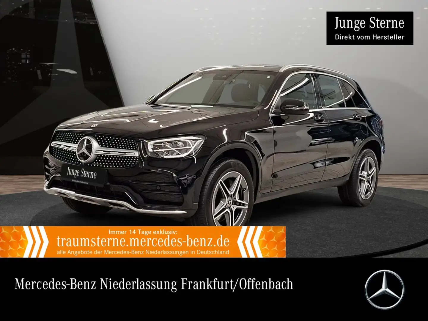Mercedes-Benz GLC 300 de 4M AMG+AHK+LED+KAMERA+SPUR+TOTW+KEYLESS Schwarz - 1