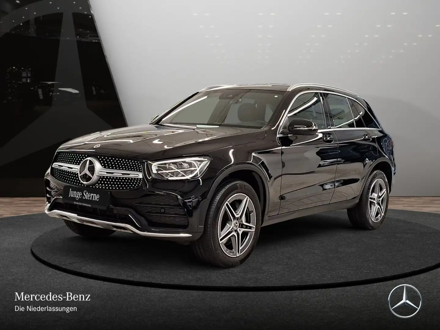Mercedes-Benz GLC 300 de 4M AMG+AHK+LED+KAMERA+SPUR+TOTW+KEYLESS Schwarz - 2