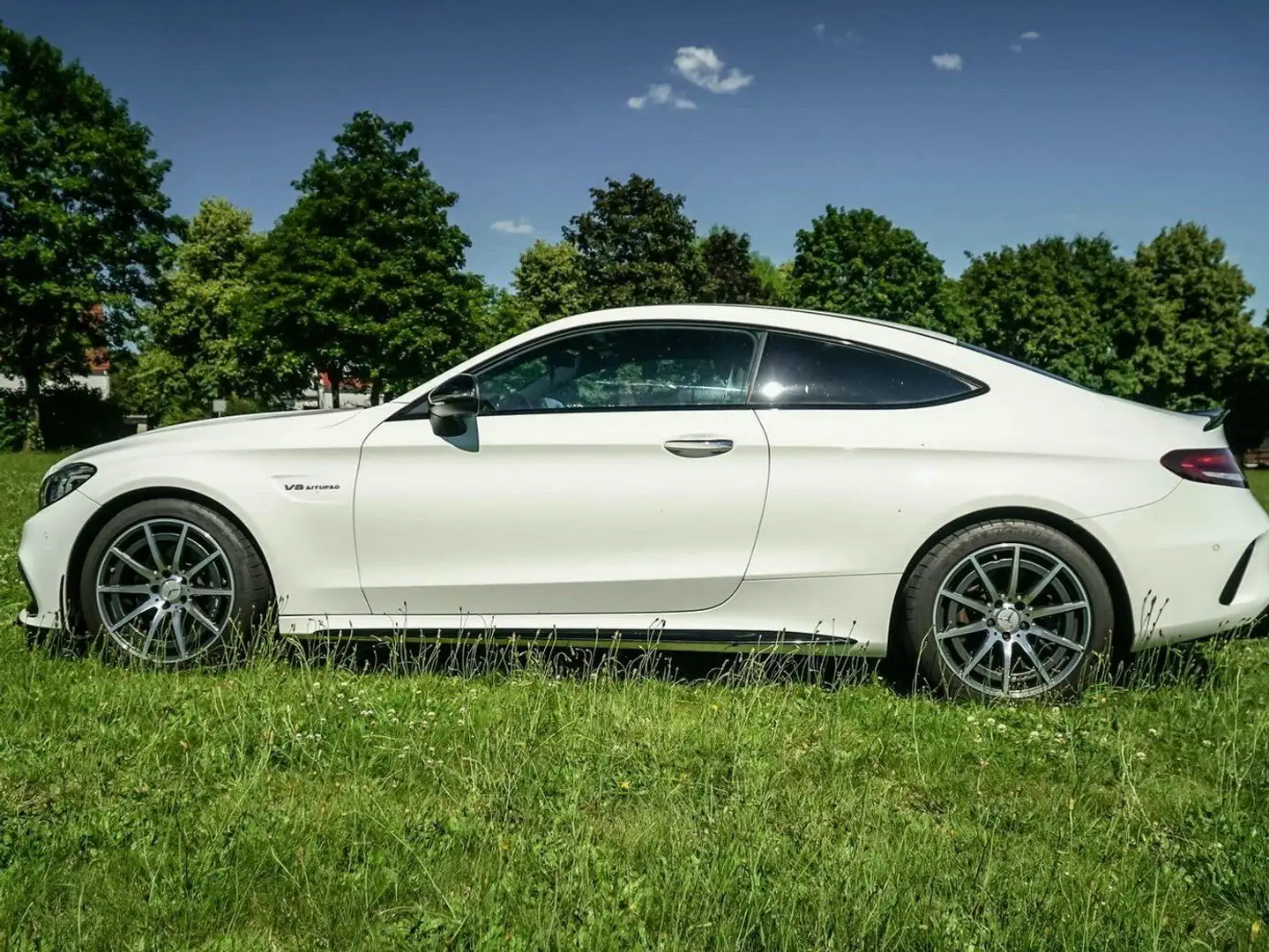 Mercedes-Benz C 63 AMG Coupe Biały - 1