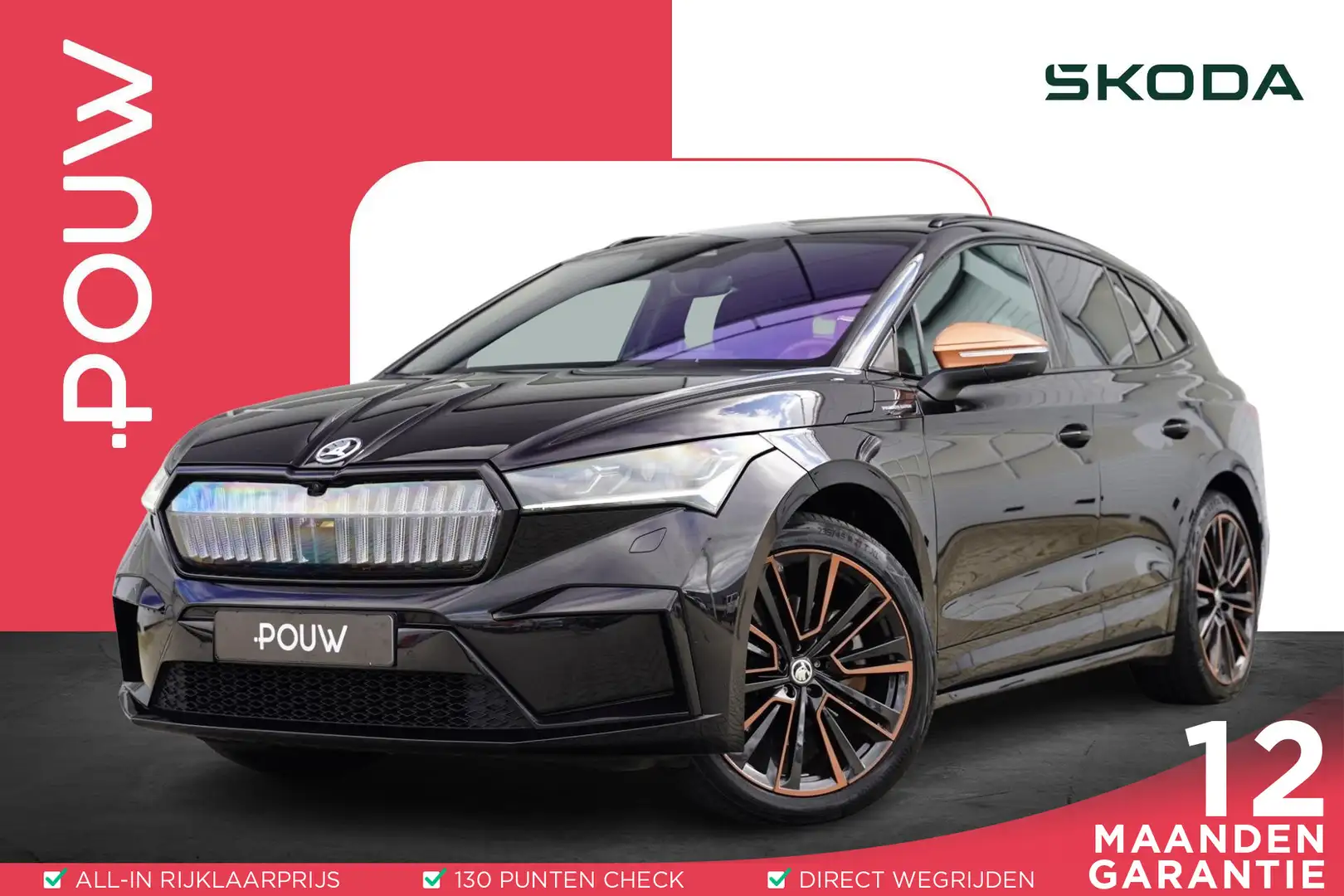 Skoda Enyaq 80 204pk Founders Edition | SoH 91% | Panoramadak Noir - 1