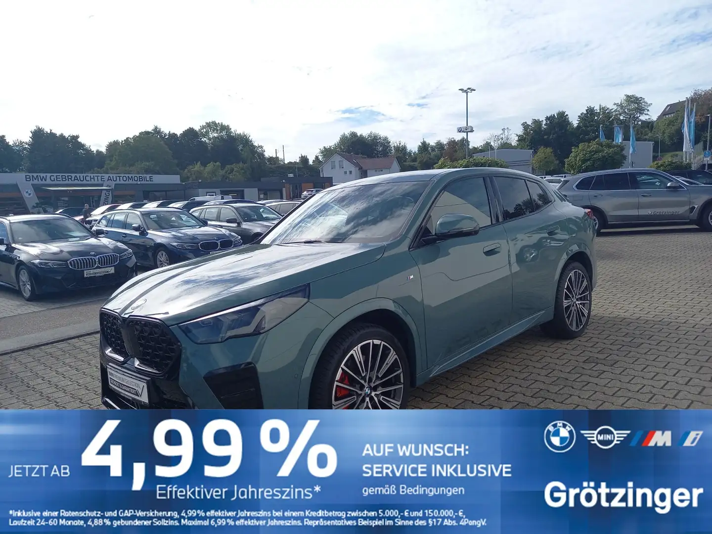 BMW X2 sDrive20i M Sportpaket LED+LenkHZ+AHK+SHZ+HUD Grün - 1