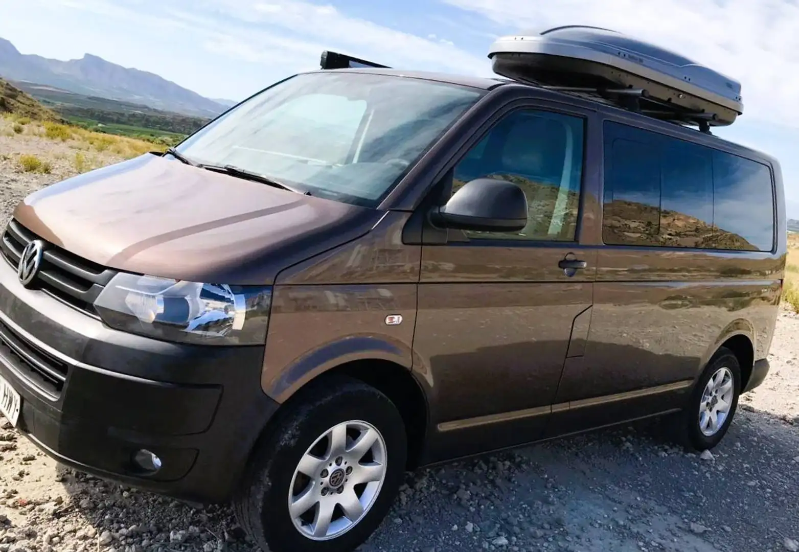 Volkswagen Transporter Kombi PRO 2.0TDI BMT Largo TA 114 Techo Alto Marrón - 2