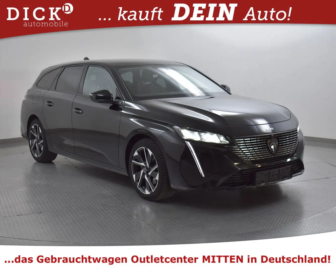 Peugeot 308 SW 1.5d Allure Pack LEDER+NAVI+LED+ACC+360°+ Noir - 1