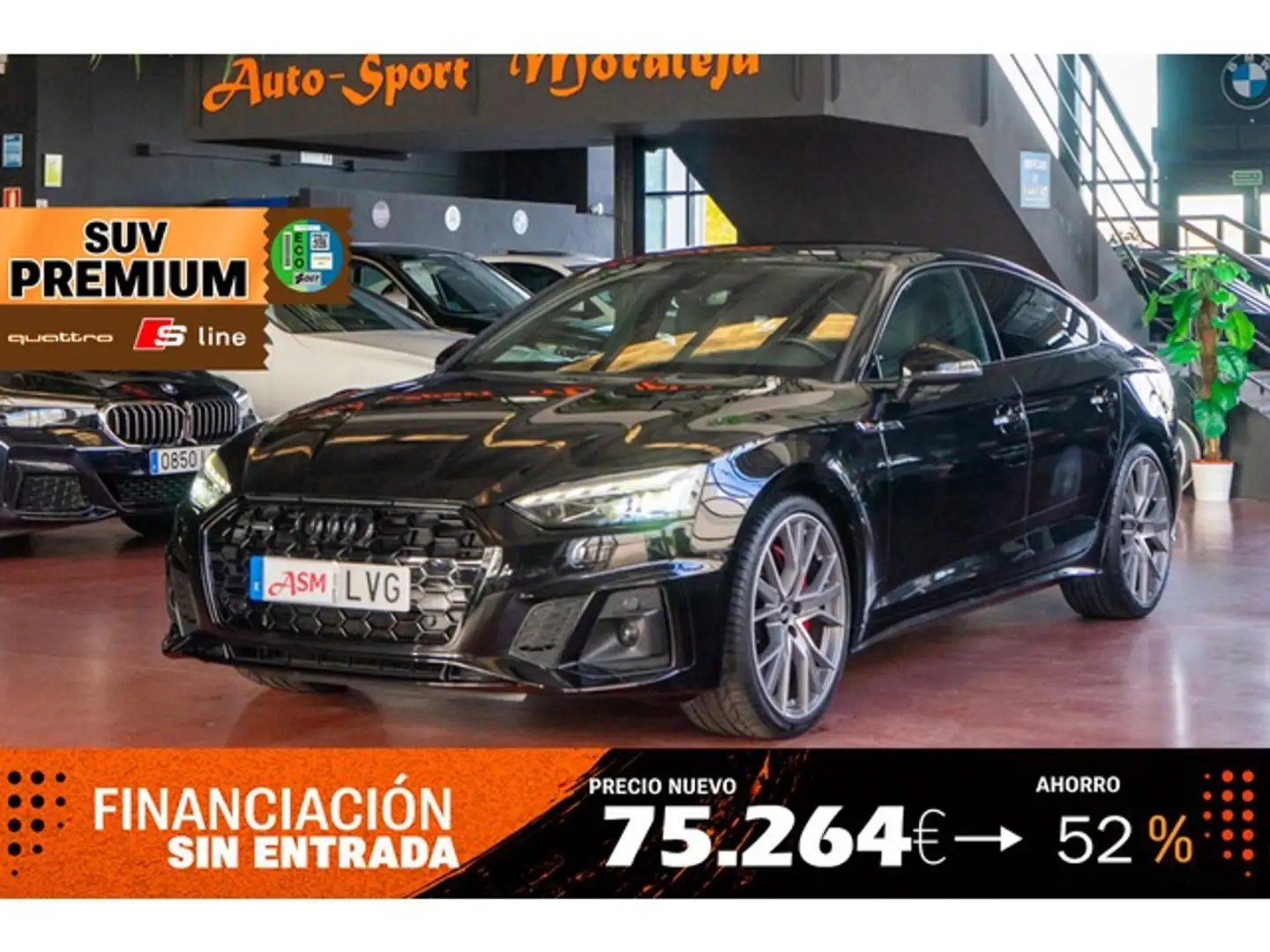 Audi A5 Sportback 50 TDI Black line quattro tiptronic Noir - 1