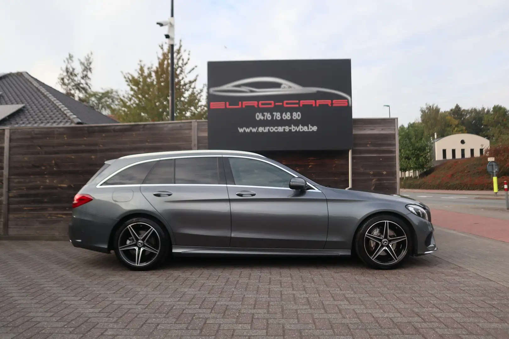 Mercedes-Benz C 200 d  AMG Line /leder/camera/Gps/lichte vracht/btw Gris - 2