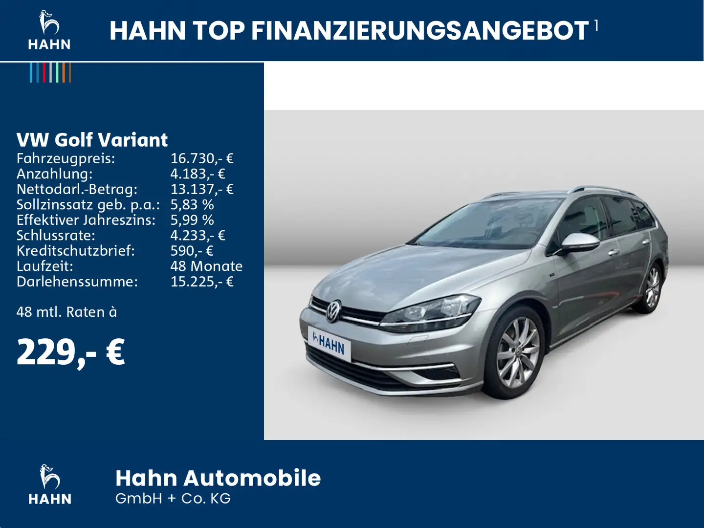 Volkswagen Golf Variant Golf VII Variant 1.4TSI Join AHK ACC Navi Sitzh Silber - 2