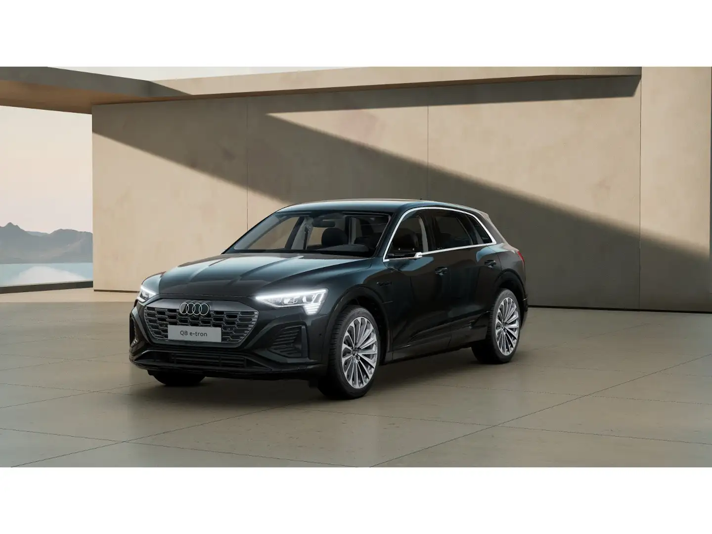 Audi Q8 e-tron 55 s line edition quattro Fekete - 1