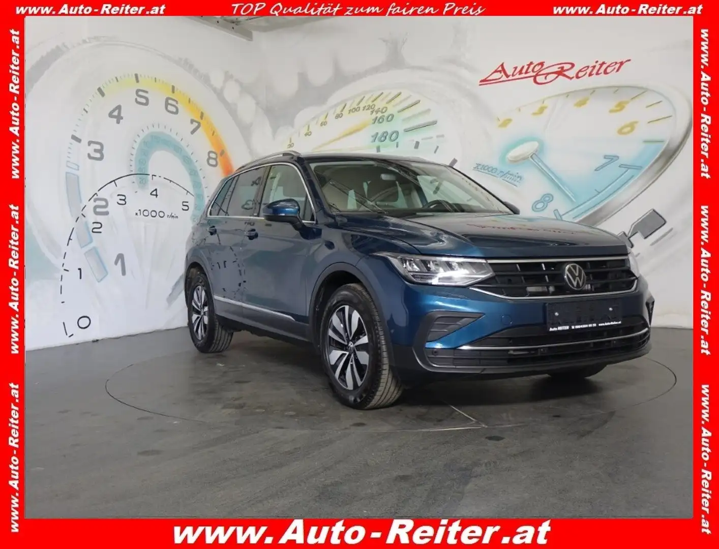 Volkswagen Tiguan 2,0 TDI Life DSG *LED, NAVI, AHK, RFK* Blau - 1