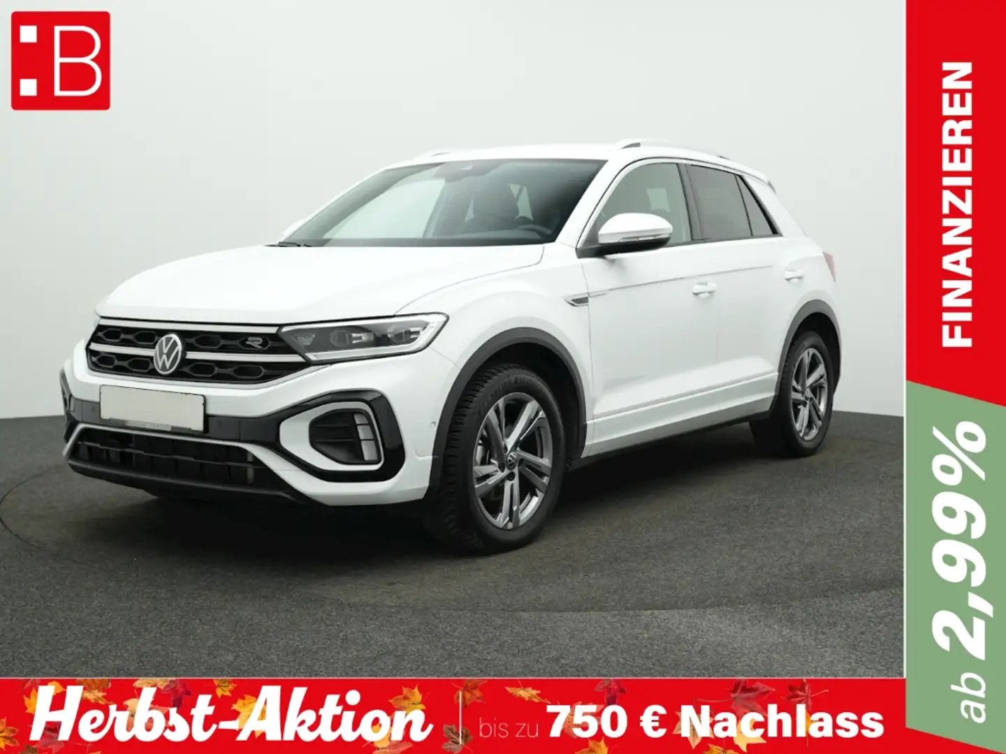 Volkswagen T-Roc 1.5 TSI DSG R-Line NAVI KAMERA IQ.DRIVE Weiß - 1